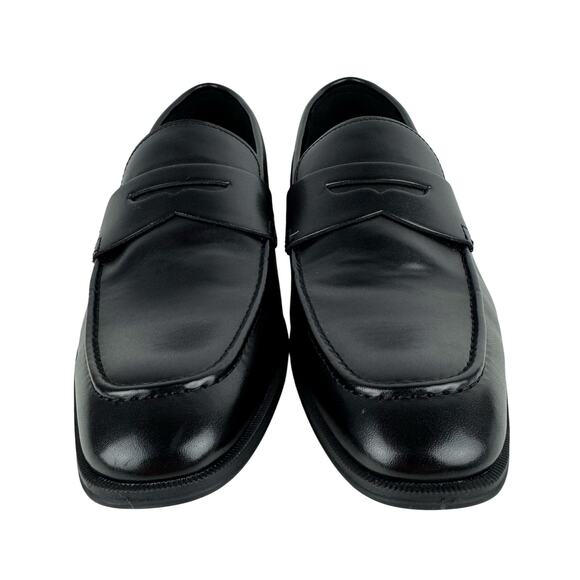 ALFANI FAUX LEATHER MEMORY FOAM PENNY LOAFERS IN‎ BLACK NWOB MEN'S SIZE 10.5 - Picture 5 of 12